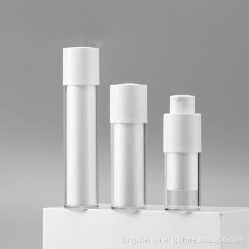15 ml 30 ml 50 ml Kunststoffkosmetische Verpackung rote luftige Pumpenlotionflasche